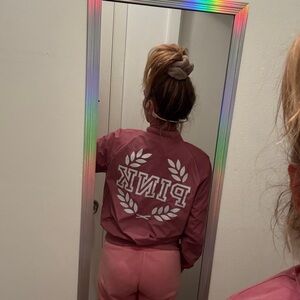PINK Victoria's Secret Gray and Pink Apparel